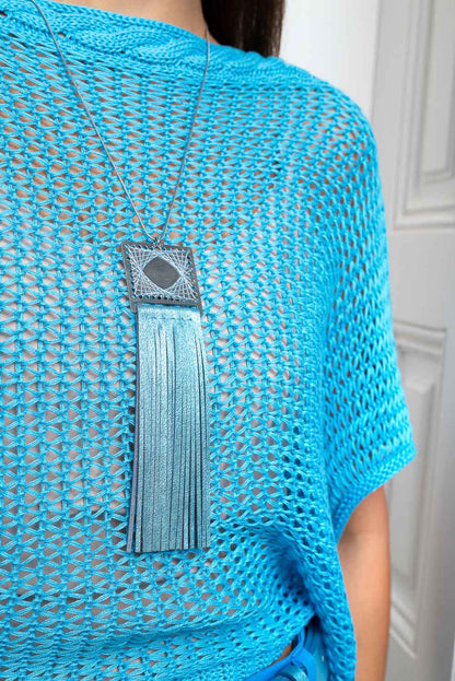 FRINGE & Pötty & Basic metál babakék szett